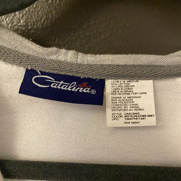 Catalina White 2 piece Pantsuit - Picture 4 of 9